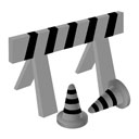 temporary-traffic-control-management-icon badge